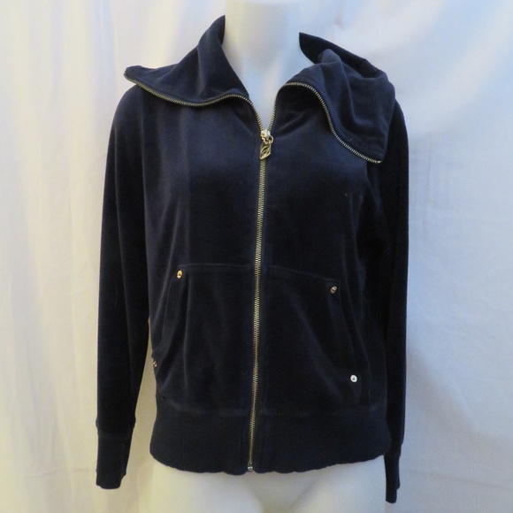 michael kors hoodie womens navy